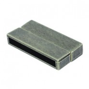 Metall Magnetverschluss Ø 34x4mm Antik Bronze